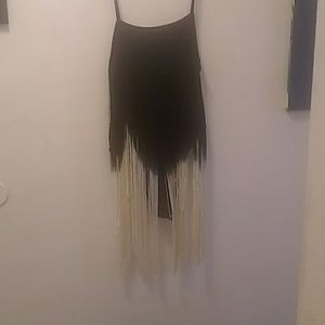 Bodysuit w/fringe